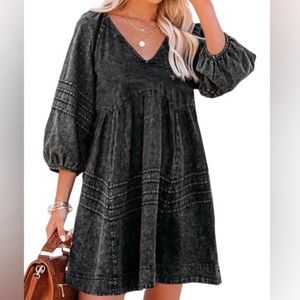 Mustard Seed Casual Black Dress